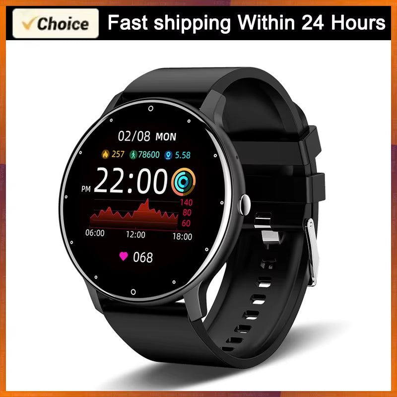 2024 Smart Watch Women Men Lady Gift Sport Fitness Watches Heart Rate Monitor Waterproof Smartwatch for Xiaomi Android IOS