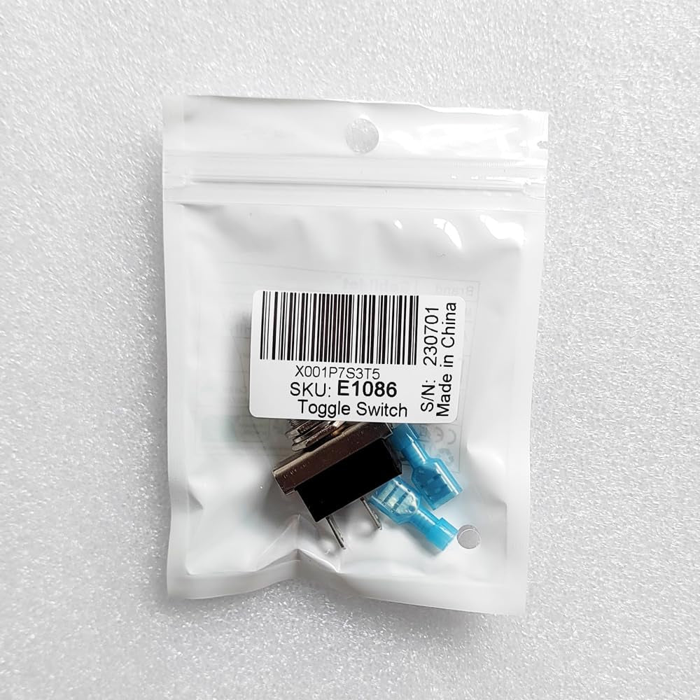 Metal Toggle Switch 25A 12VDC/15A 24VDC/10A 250VAC/ 15A 125VAC SPST On/Off 2Pin 2 Position