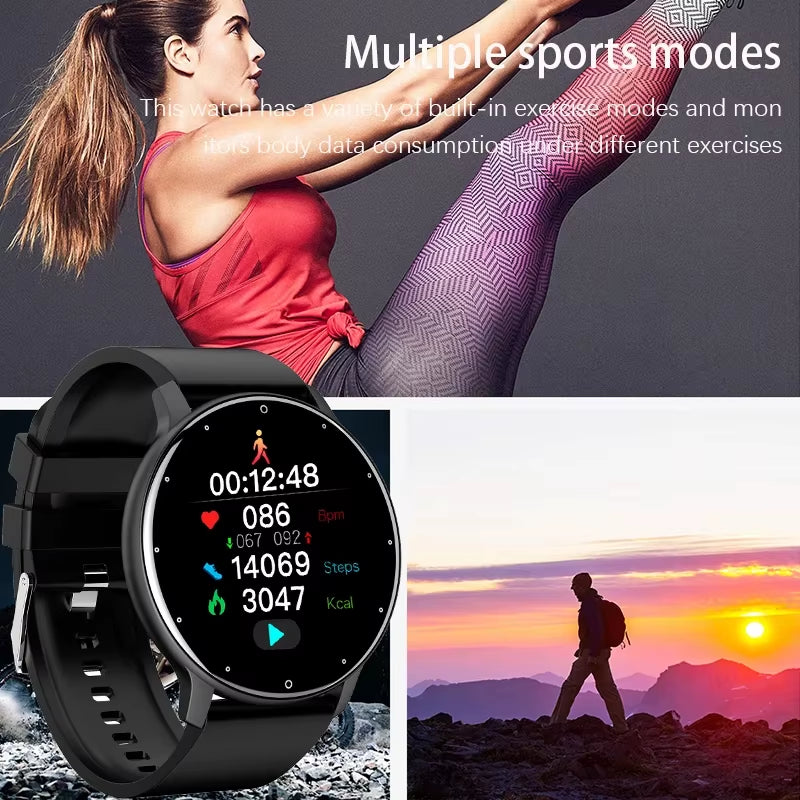 2024 Smart Watch Women Men Lady Gift Sport Fitness Watches Heart Rate Monitor Waterproof Smartwatch for Xiaomi Android IOS