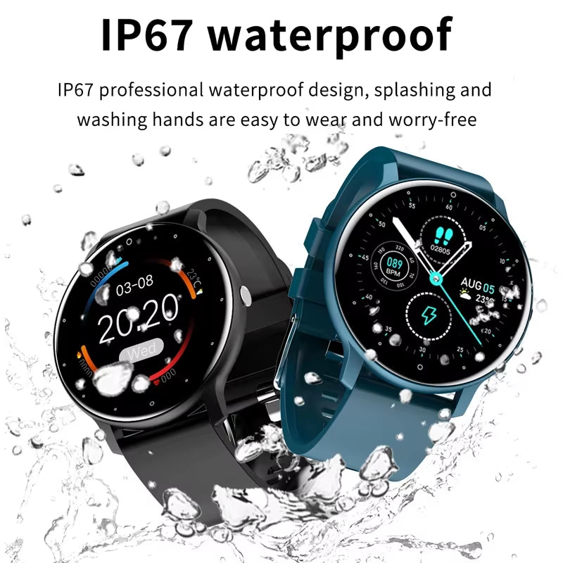 2024 Smart Watch Women Men Lady Gift Sport Fitness Watches Heart Rate Monitor Waterproof Smartwatch for Xiaomi Android IOS