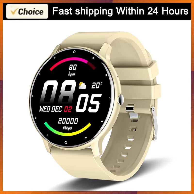 2024 Smart Watch Women Men Lady Gift Sport Fitness Watches Heart Rate Monitor Waterproof Smartwatch for Xiaomi Android IOS