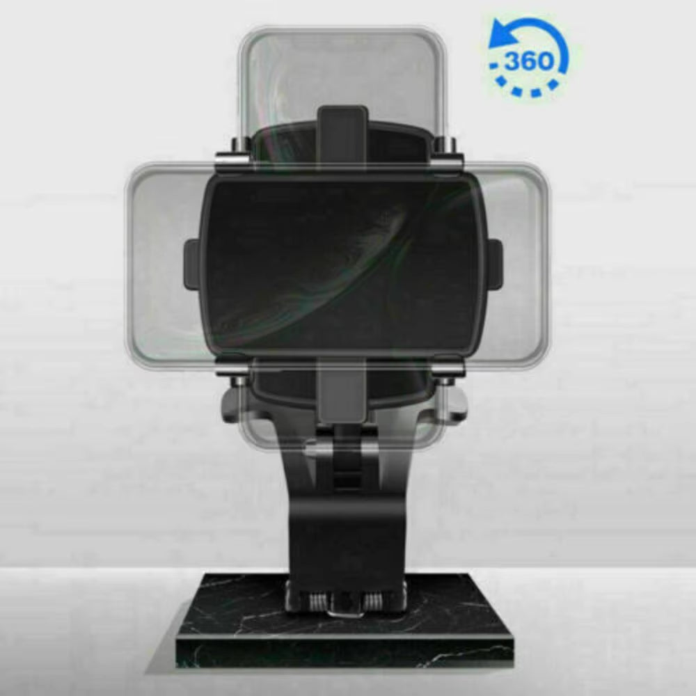 360 Clip Stand Cradle Windscreen Car Mobile Phone Holder Dashboard Mount GPS