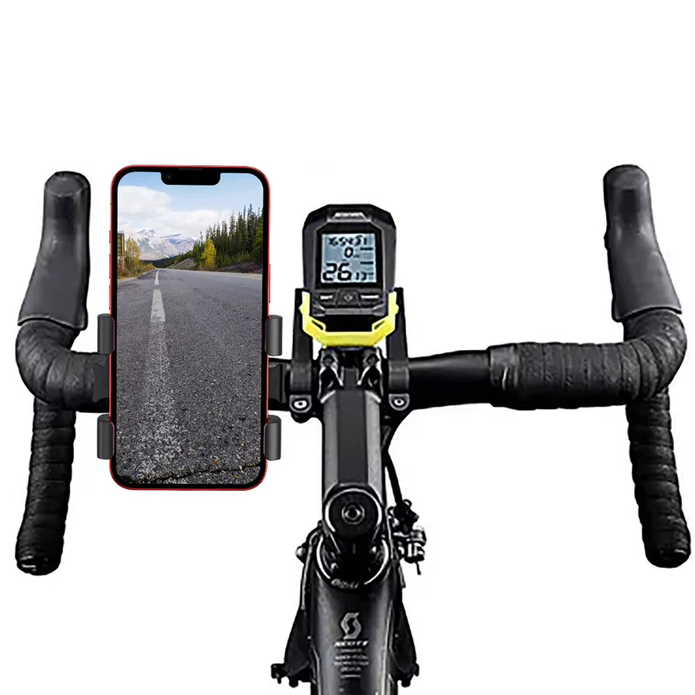 Cell Phone Clamp for Stroller Phone Holder, Shopping Cart Phone Holder, Golf Cart Phone Holder, Bike Phone Mount