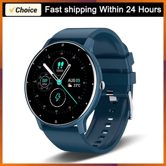2024 Smart Watch Women Men Lady Gift Sport Fitness Watches Heart Rate Monitor Waterproof Smartwatch for Xiaomi Android IOS