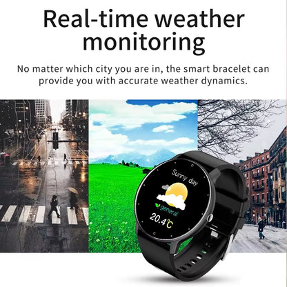 2024 Smart Watch Women Men Lady Gift Sport Fitness Watches Heart Rate Monitor Waterproof Smartwatch for Xiaomi Android IOS