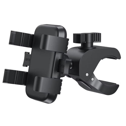 Cell Phone Clamp for Stroller Phone Holder, Shopping Cart Phone Holder, Golf Cart Phone Holder, Bike Phone Mount